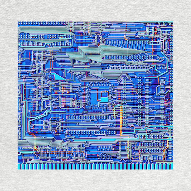 Printed circuit board, artwork (F010/2590) by SciencePhoto